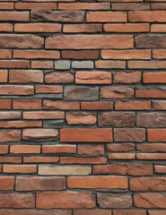 Obraz premium Red brick wall texture background