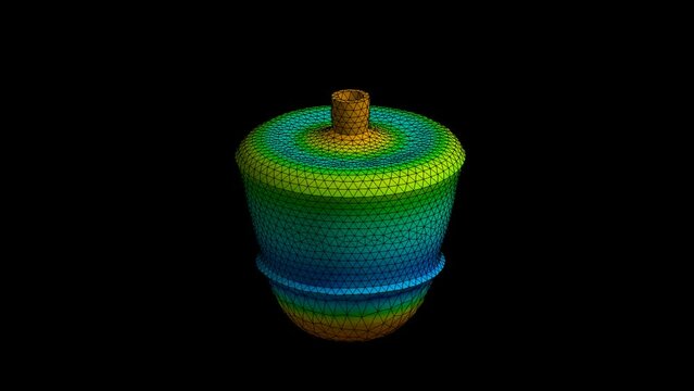 Dynamic simulation engineering - Explosion Dynamic Test Finite Element Analysis