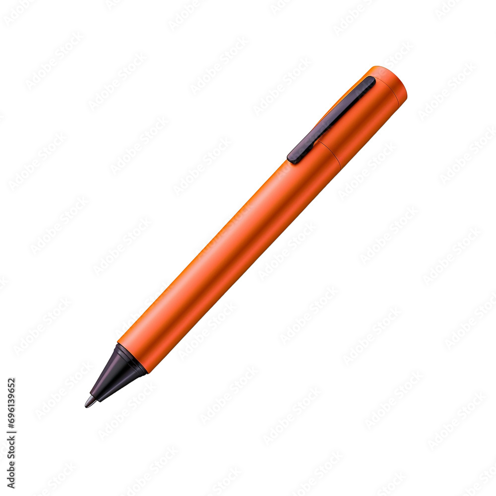 Poster felt tip pen isolated on transparent background
