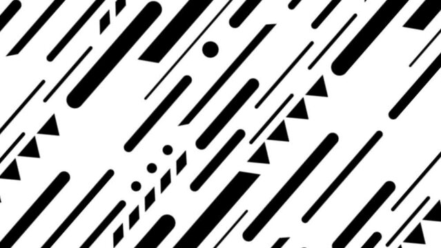 Abstract background digital diagonal lines animation. Seamless looping minimal geometric lines streaming motion background.