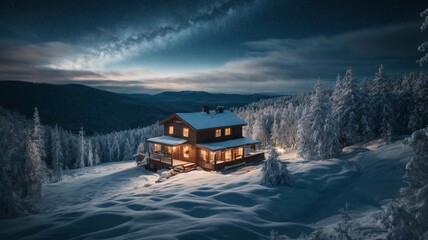 Winter Mountain Cottage