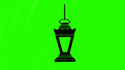 Fototapeta premium Geen lamp