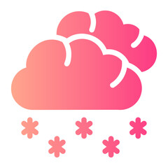 snow gradient icon