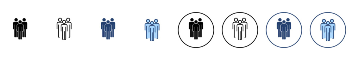 people icon vector. person sign and symbol. User Icon vector