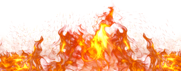 flame particles burning hot