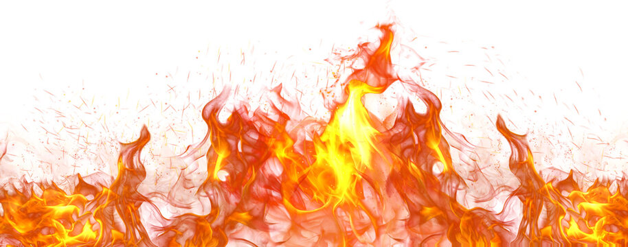flame particles burning hot