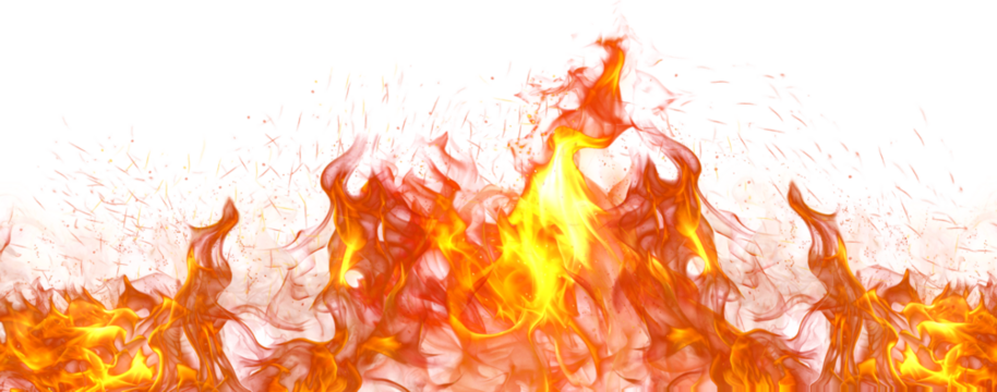 flame particles burning hot