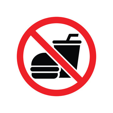 no food allowed sign