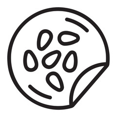 sesame line icon
