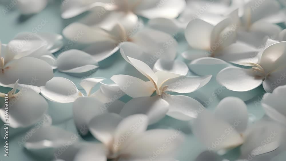 Aufkleber a gentle rolling wave of petals surging with the rhythm of the tides..