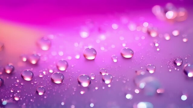 Glittering droplets of sorbet linger in the air illuminated like art in soft and dreamy slow motion.