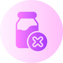 lactose free gradient icon