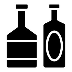 drink, alcohol, vector, icon, wine, glass, symbol, bottle, beverage, cocktail, beer, bar, restaurant, line, champagne, pictogram, design, set, water, juice, isolated, cup, soda, martini, brandy, black
