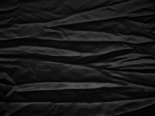 Black vinyl pattern texture background. Plastic sheet. Abstract concept for background.