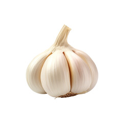 Garlic isolated on transparent background
