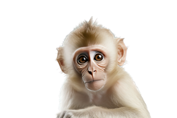 monkey on transparent background