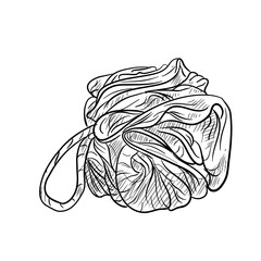 Fototapeta premium toiletries handdrawn illustration