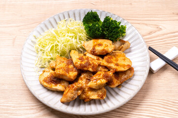 鶏むね肉のしょうが焼き