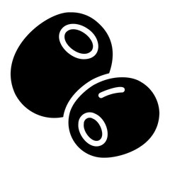 stuffed olive Solid icon