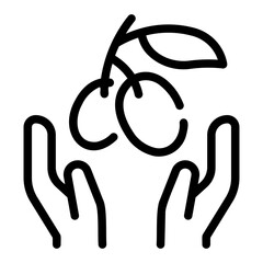 Harvesting Line Icon