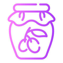 Obraz na płótnie Canvas fermentation Line Gradient Icon