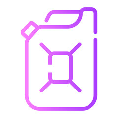 petrol Line Gradient Icon