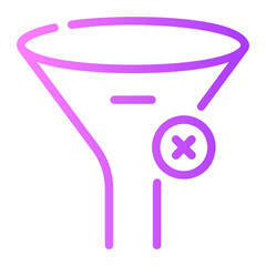 unfiltered Line Gradient Icon