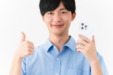 私服姿の若い男性　ライフスタイルイメージ