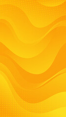 Abstract background yellow color with wavy lines and gradients is a versatile asset suitable for various design projects such as websites, presentations, print materials, social media posts - obrazy, fototapety, plakaty
