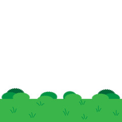 Obraz premium Green Land Vector