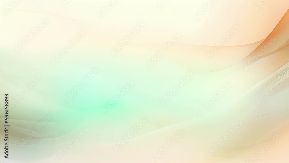 Poster minimalistic view of a serene abstract background in shades of pale peach fuzz, enhanced by delicate