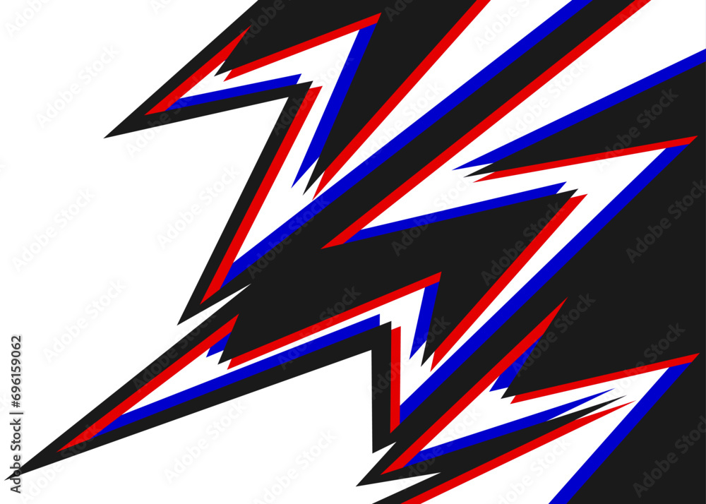 Poster abstract background with lightning arrow pattern
