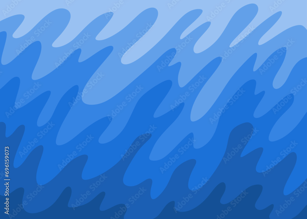Poster Simple background with gradient wavy lines pattern