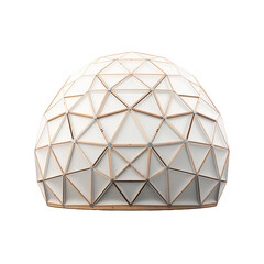 Geodesic Dome isolated on transparent background