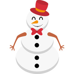 Snowman Christmas Illustration