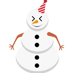 Snowman Christmas Illustration