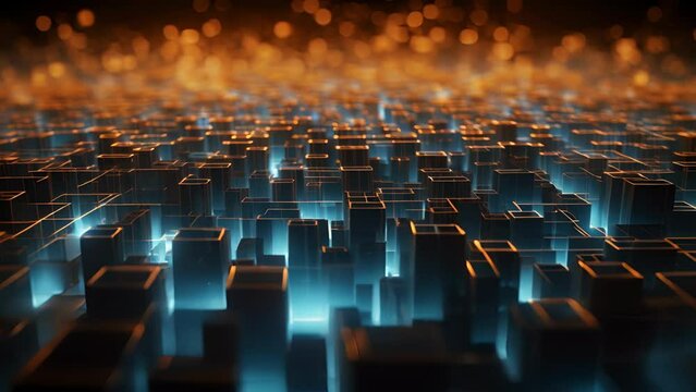 A maze of interconnected nodes, reflecting the complex search space of evolutionary algorithms as they navigate and converge towards optimal solutions.