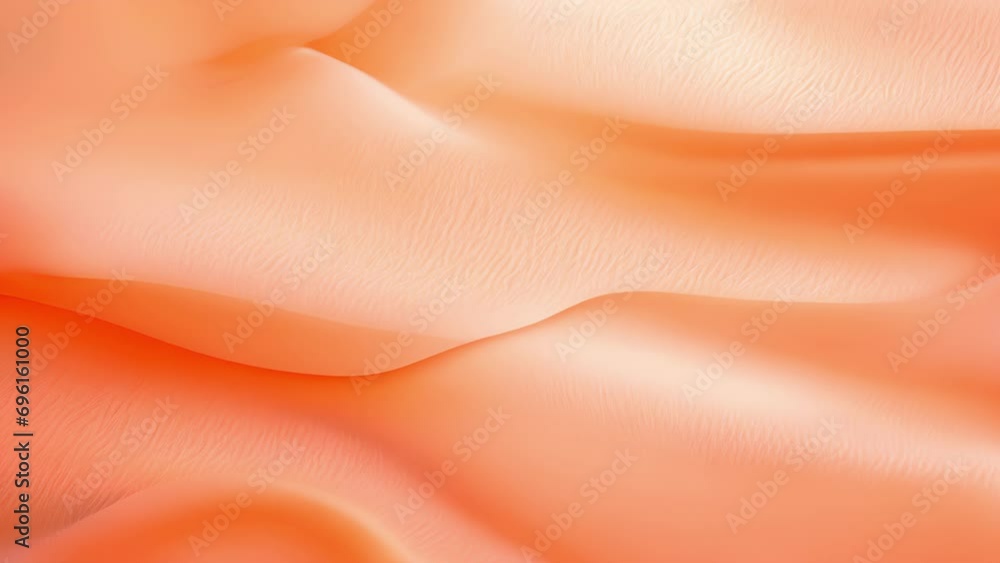 Poster closeup of a minimal pastel peach fuzz abstract background, adding depth and interest to a simple de