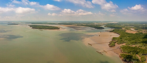 Thi Vai river, view from Ba Ria Vung Tau, Vietnam