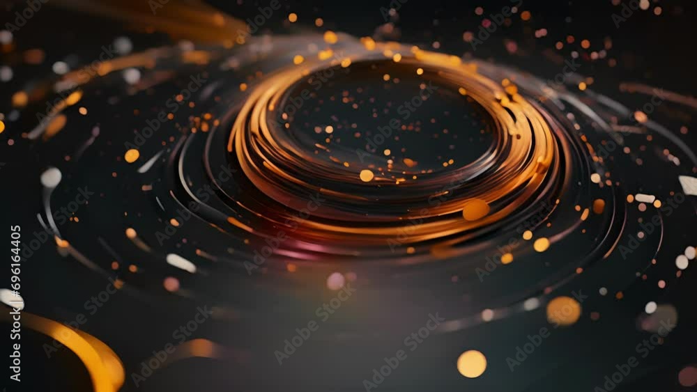 Wall mural minimal animation of emotions abstract particles swirl and move around each other, representing the 