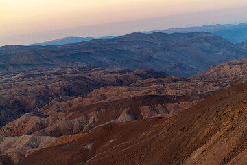 geological desert landscape in Arica and Parinacota