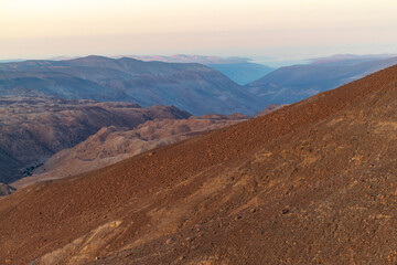 geological desert landscape in Arica and Parinacota