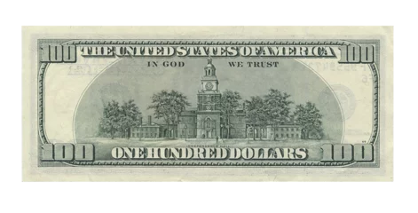 Fotobehang New hundred dollars bill back © Wahyu