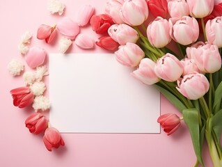 Valentine decorative theme background mockup