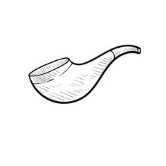 cigarette handdrawn illustration