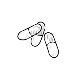 spirulina handdrawn illustration