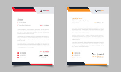 Professional And Modern Letterhead Images Design Business Letterhead Template Design