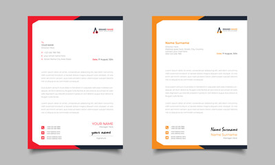 Professional And Modern Letterhead Images Design Business Letterhead Template Design