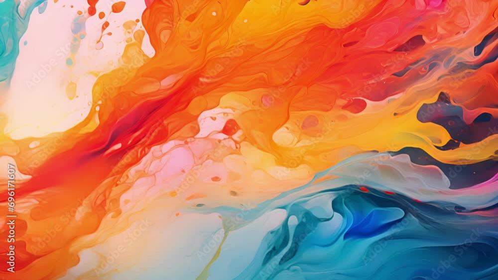Poster a micrograph of a turbulent flow, showing the chaotic motion of fluids as they interact with each ot