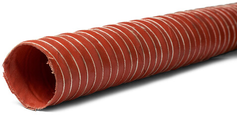 close-up of hot, cold air duct or suction hose, light weight high strength, flexible heat cold...